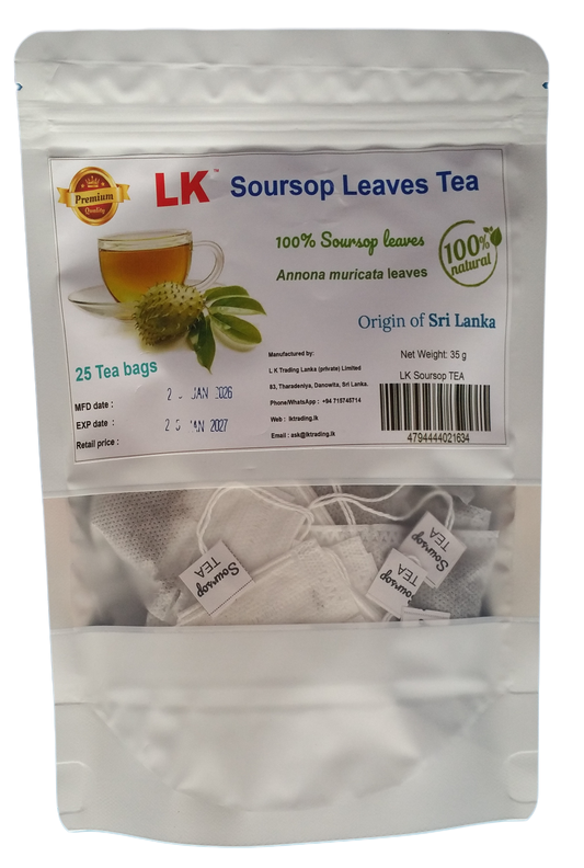 Soursop Leaves TEA  - 25 bags - LK Natural